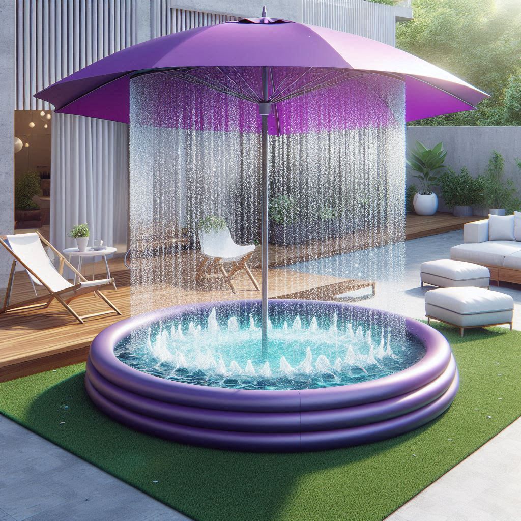 The Unique Appeal of Umbrella-Shaped Inflatable Paddling Pools