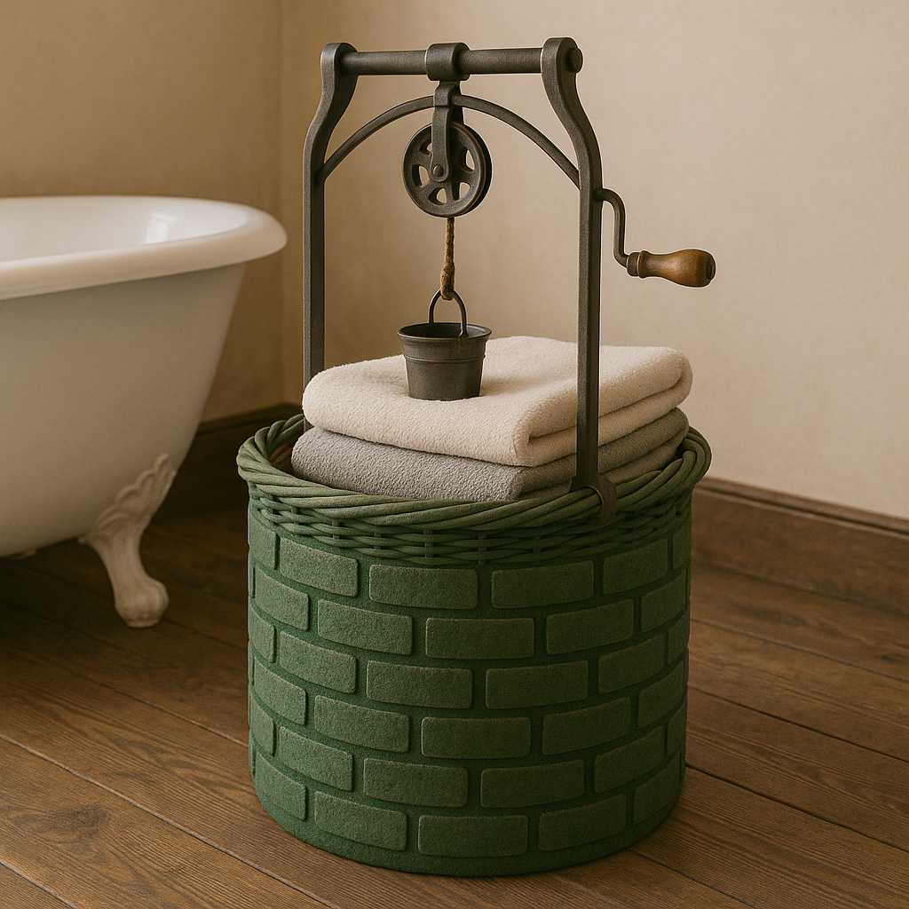 Styling Your Rustic Retreat: Integrating Your Well Laundry Basket