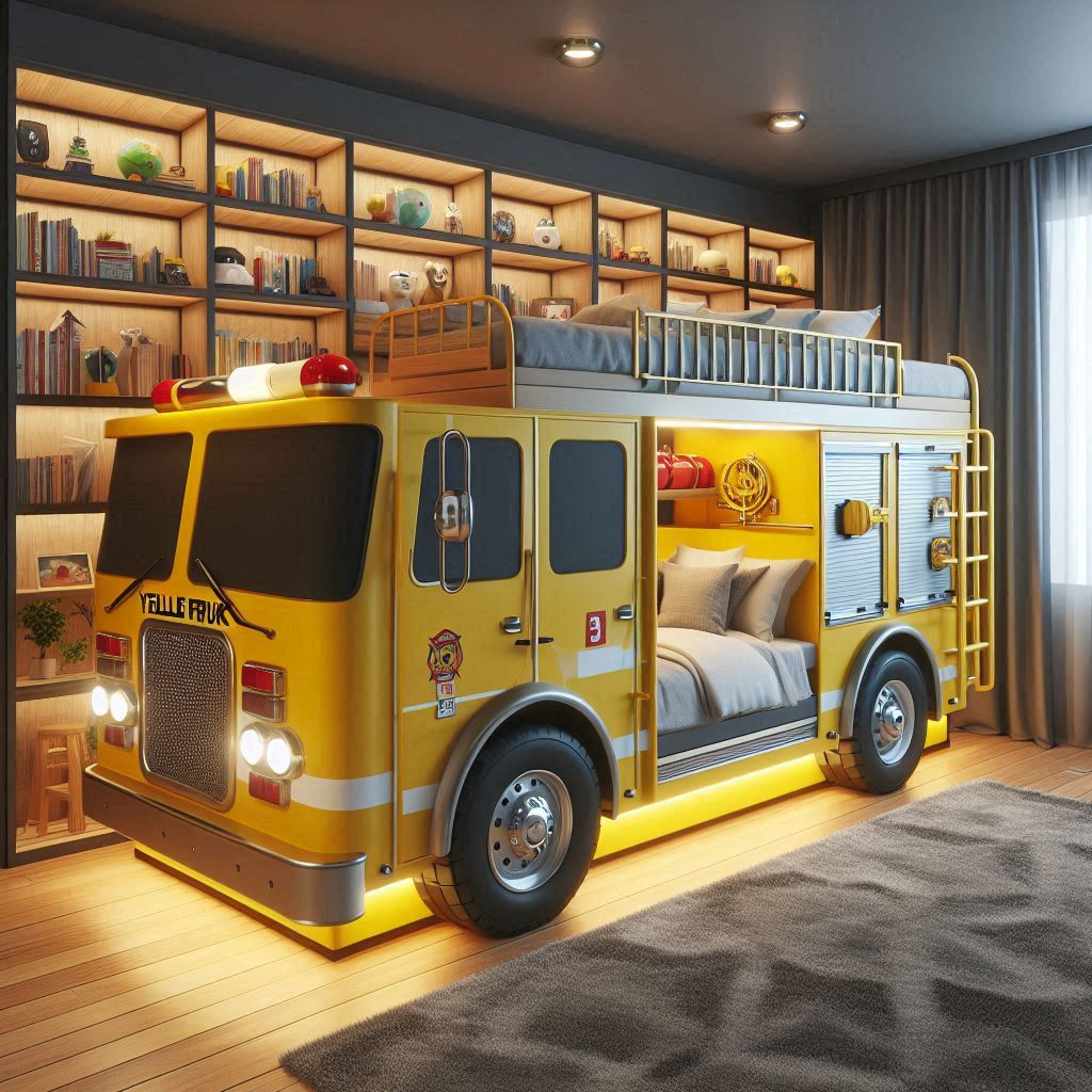 Sound the Alarm for Fun: Why Every Child Needs a Fire Truck Bunk Bed